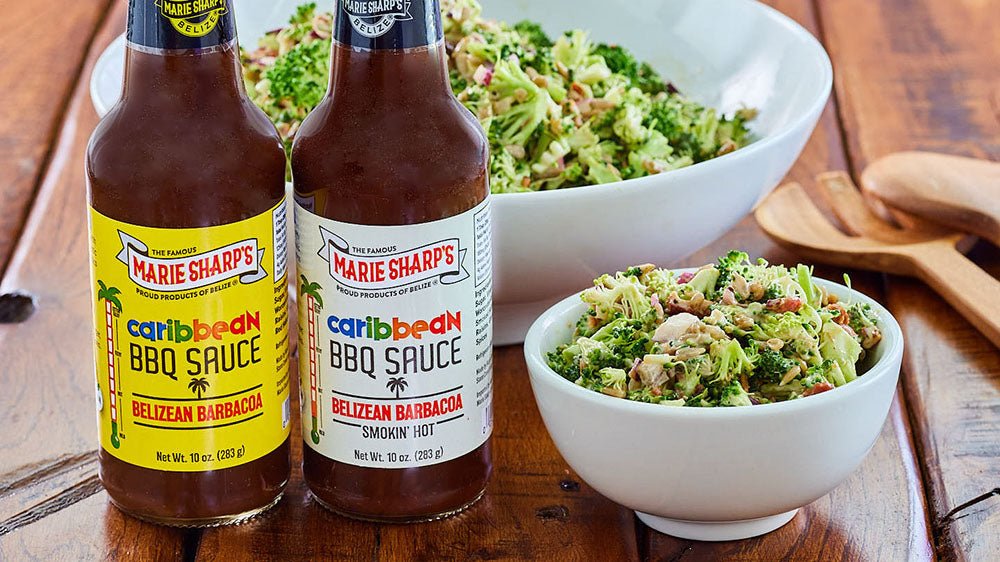 Broccoli Salad Recipe with Marie Sharp's Barbacoa Dressing - The Pepper Pantry (Formerly Marie Sharp's)