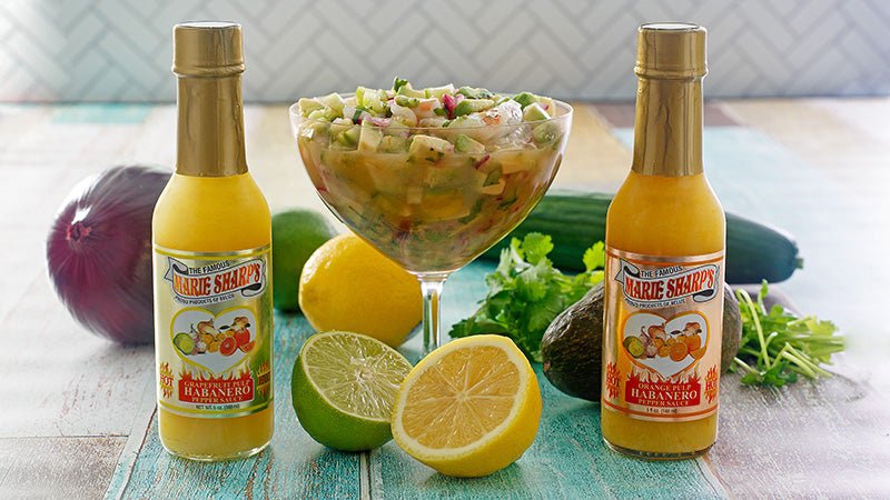 Citrusy Ceviche Recipe with Marie Sharp’s Orange Habanero Pepper Sauce - The Pepper Pantry (Formerly Marie Sharp's)