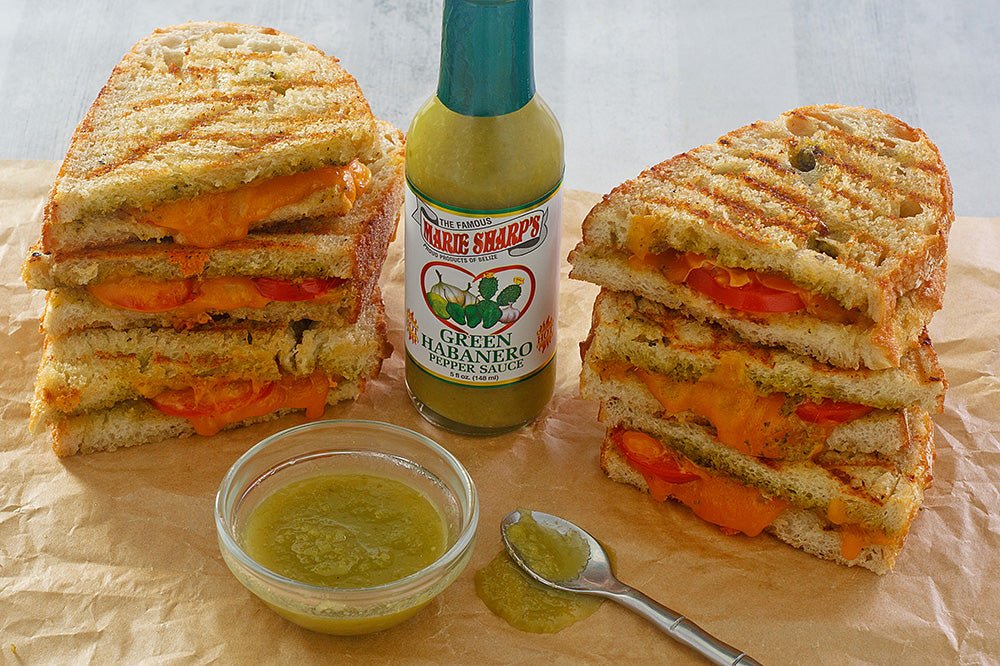 Gold Star Grilled Cheese Recipe with Marie Sharp’s Green Habanero Pepper Sauce - The Pepper Pantry (Formerly Marie Sharp's)
