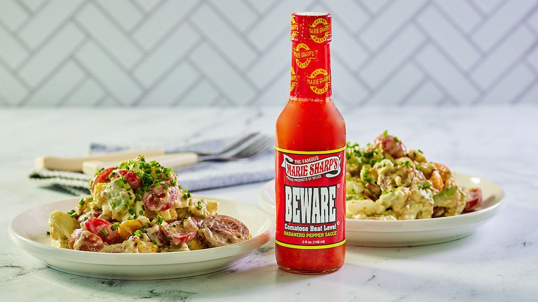 Spicy Cobb Egg Salad with Marie Sharp’s Beware Comatose Habanero Sauce - The Pepper Pantry (Formerly Marie Sharp's)
