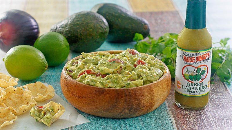 Spicy Guacamole Recipe Recipe with Marie Sharp’s Green Habanero Hot Sauce - The Pepper Pantry (Formerly Marie Sharp's)