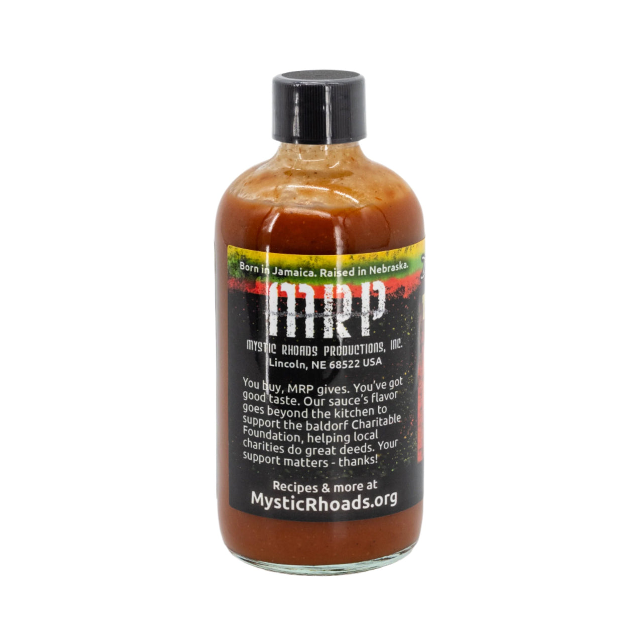 Trelawny Red | Smoked & Spicy BBQ Sauce | 8 oz. Bottle | Jamaican-Inspired | You Buy, We Give 100% | Mystic Rhoads Productions