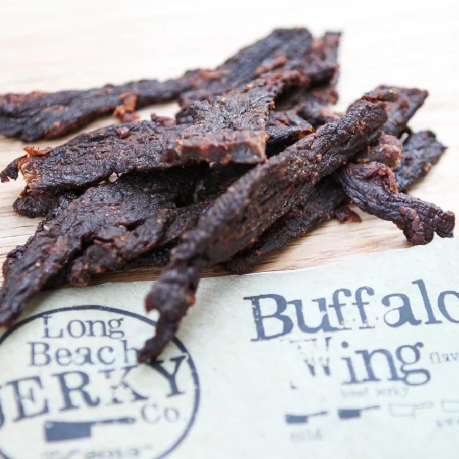 Beef Jerky | 2.5 oz. | Buffalo Wing Flavor | High Protein Snack | Bold and Savory | Ready to Eat | Made with the Best Beef