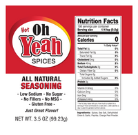 Hot All Natural Spice | Pack of 3 | 3.5 oz. Bottle | 12 All-Natural Herbs | Low Sodium | Gluten and Sugar Free | A Taste of Nebraska | No MSG or GMOs | Great for Meat, Veggies, Soups, Cheeses, and Pizza | Packed With Flavor | Delicious and Nutritious