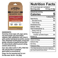 Jerky Making Kit | Pack of 3 | 12 oz. Box | Sweet & Spicy Flavor | Perfect Blend Of Teriyaki, Brown Sugar, & A Dash Of Red Pepper Heat | Detailed Instructions Included | Sweet And Savory Flavor | Fun Family Project | Seasons 20 LBS. Of Meat