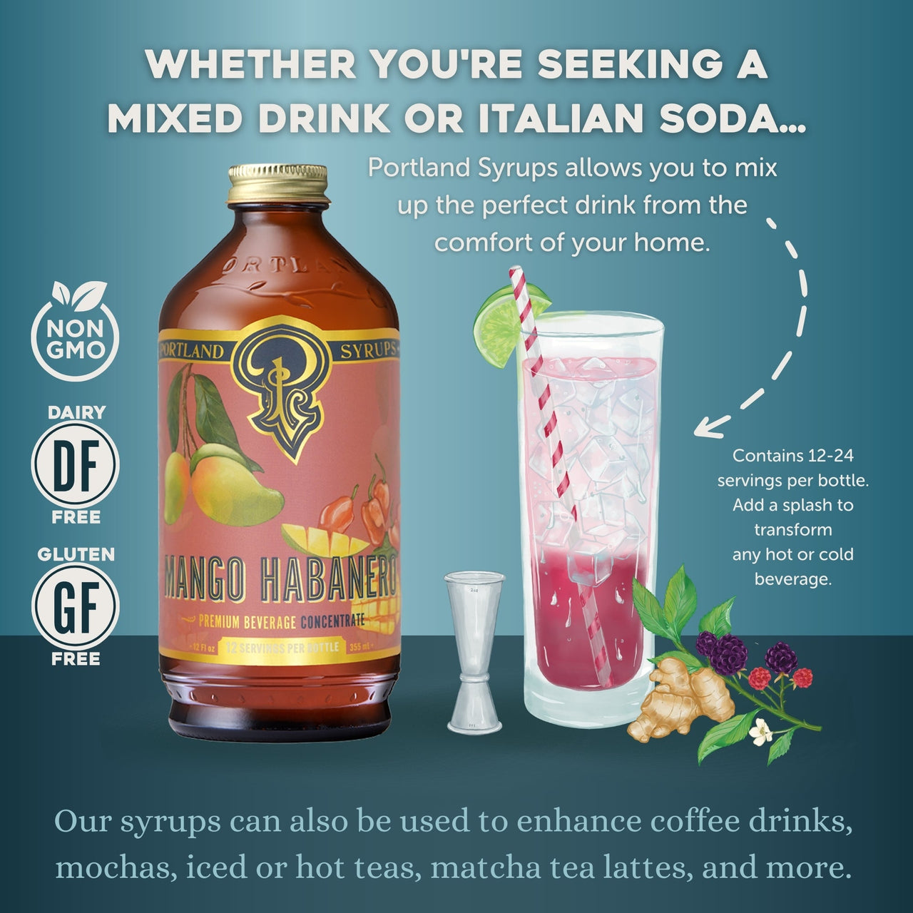 Mango Habanero Syrup two-pack