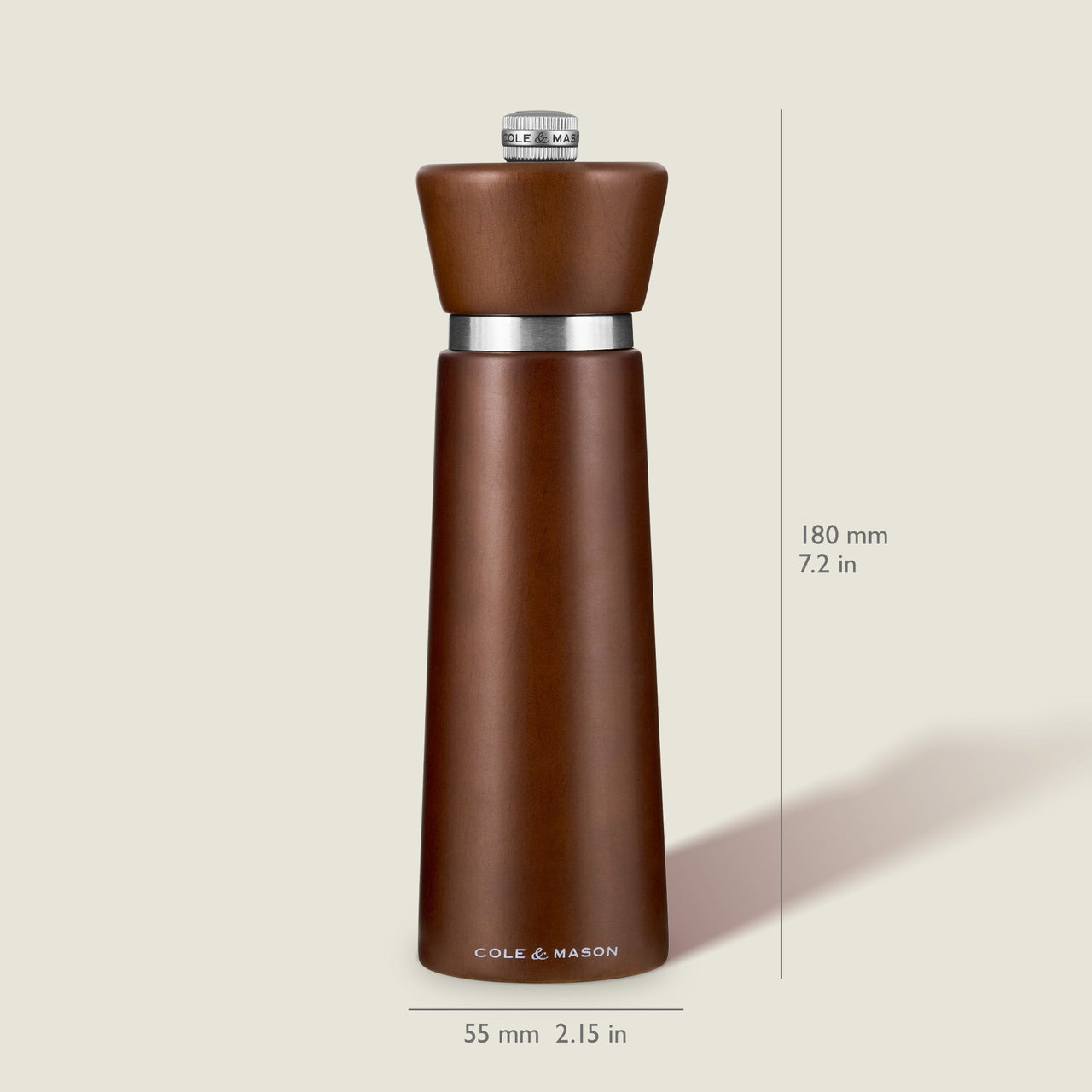 Cole & Mason Millbank Chestnut Salt & Pepper Mills