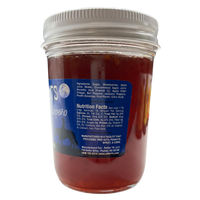 Strawberry Jalapeno Jelly | 8 oz. Jar | Sweet & Spicy Jelly | Fresh Strawberry & Jalapeno Blend | Made in Paxton, NE | Rafter 7S