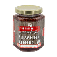Strawberry Jalapeño Jam | 9 oz. Jar | Fresh Fruit With A Hint of Spice | Nutt Family Jams & Jellies | Made in Ravenna, NE