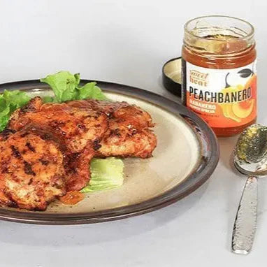 Peachbanero Pepper Spread | Pack of 3 | 9 oz | Gluten Free | Chili Dawg's Foods of Fire