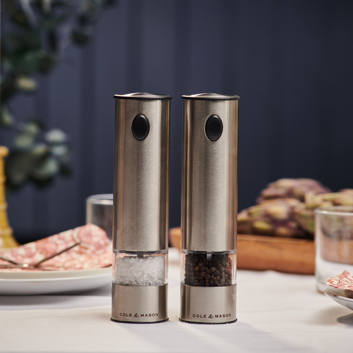 Cole & Mason Battersea Electronic Salt & Pepper Mills - Single Mill