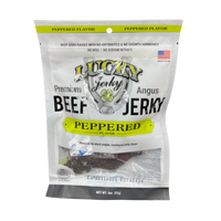 Black Pepper Beef Jerky | 3 oz. Bag | Pack of 6 | Big, Bold Flavor | Premium Jerky | Made in Holdrege, NE | Nebraska Star Beef