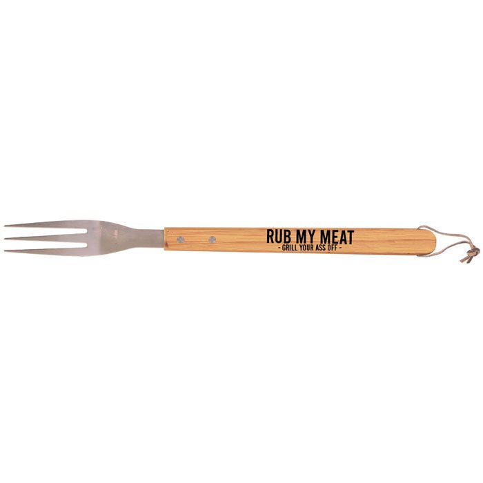 Barbecue Fork 16 1/4" Bamboo - The Pepper Pantry (Formerly Marie Sharp's)
