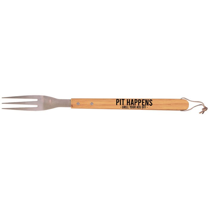 Barbecue Fork 16 1/4" Bamboo - The Pepper Pantry (Formerly Marie Sharp's)