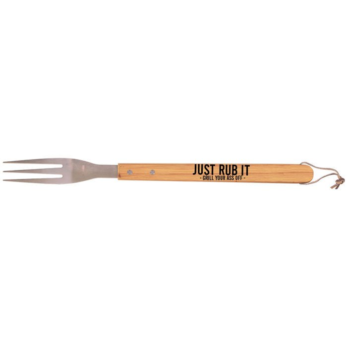Barbecue Fork 16 1/4" Bamboo - The Pepper Pantry (Formerly Marie Sharp's)