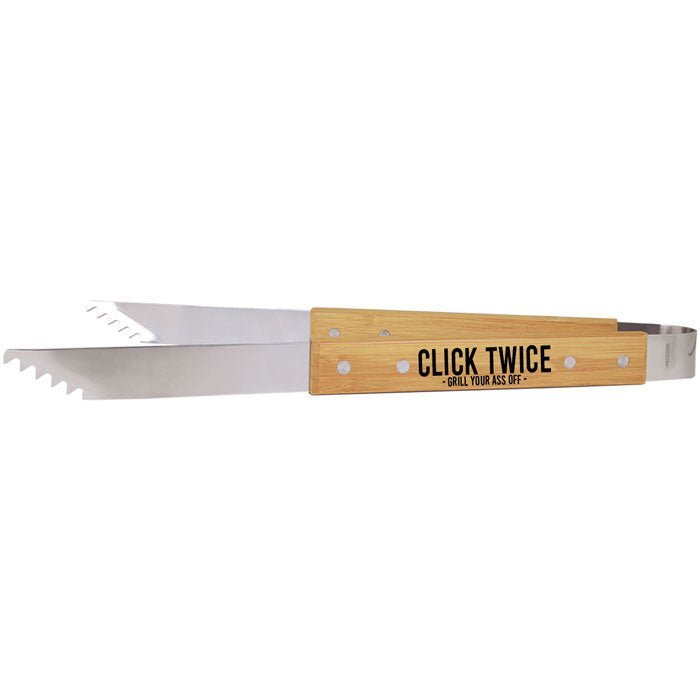 Barbecue Tongs 14" Bamboo - The Pepper Pantry (Formerly Marie Sharp's)