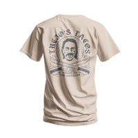 Beige T-Shirt with Machete Logo - The Pepper Pantry (Formerly Marie Sharp's)