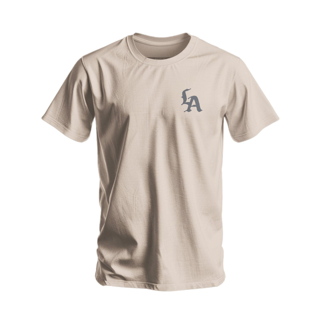 Beige T-Shirt with Machete Logo - The Pepper Pantry (Formerly Marie Sharp's)