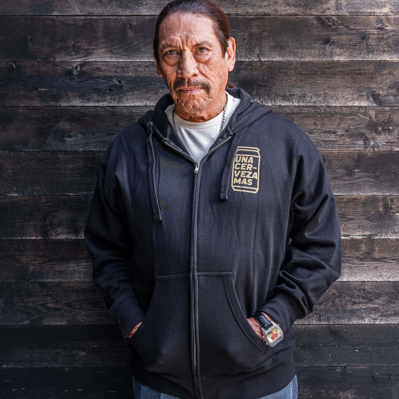 Black Zip - Up Hoodie (Trejo's Cerveza) - The Pepper Pantry (Formerly Marie Sharp's)