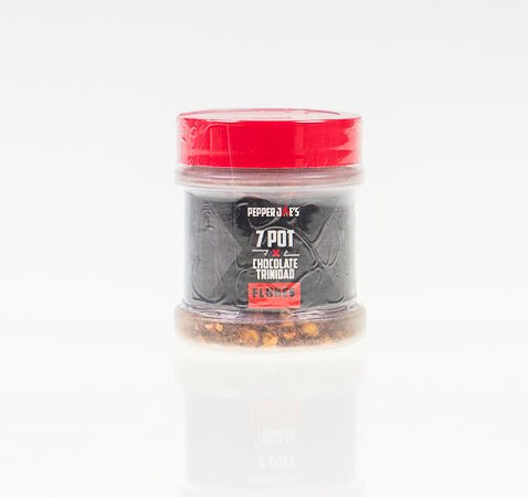 Chocolate Trinidad Scorpion x 7 Pot Douglah Flakes - The Pepper Pantry (Formerly Marie Sharp's)