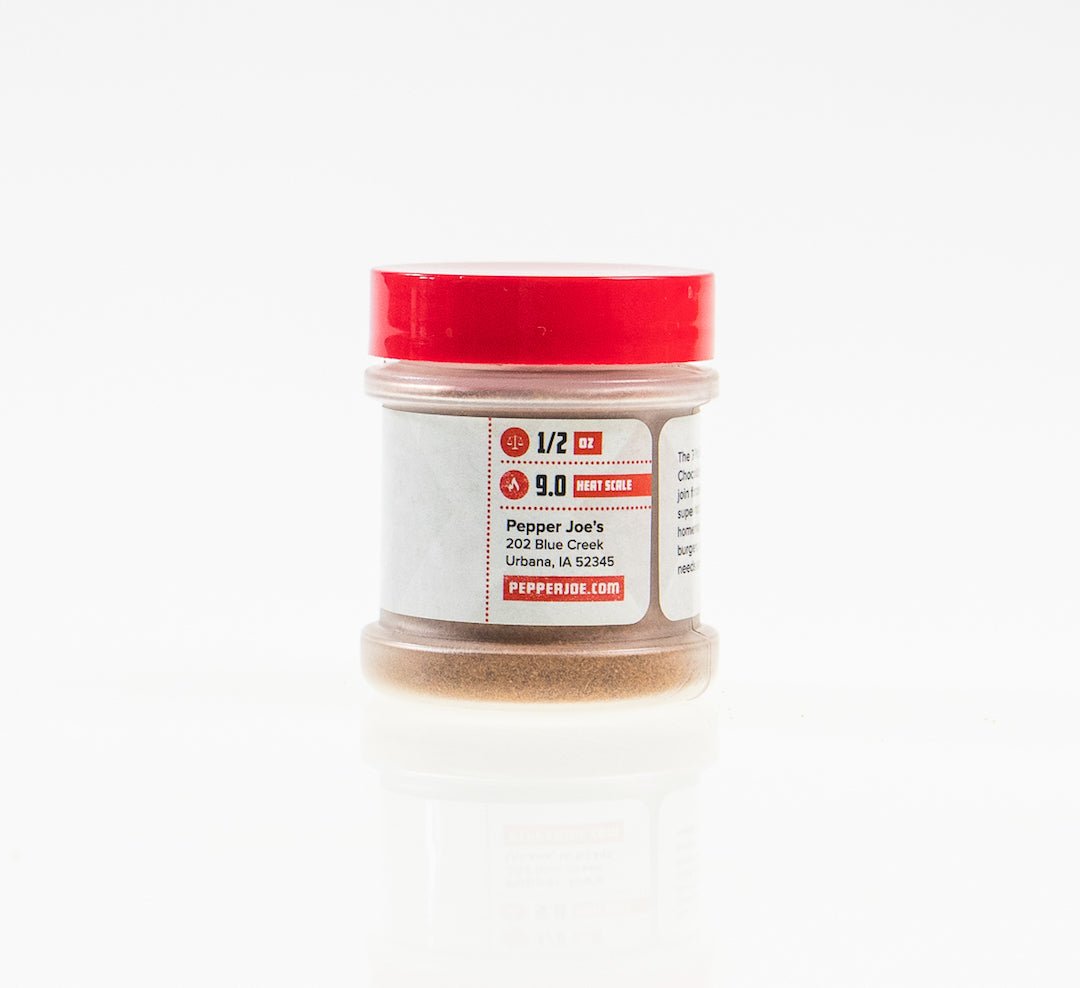 Chocolate Trinidad Scorpion x 7 Pot Douglah Pepper Powder - The Pepper Pantry (Formerly Marie Sharp's)