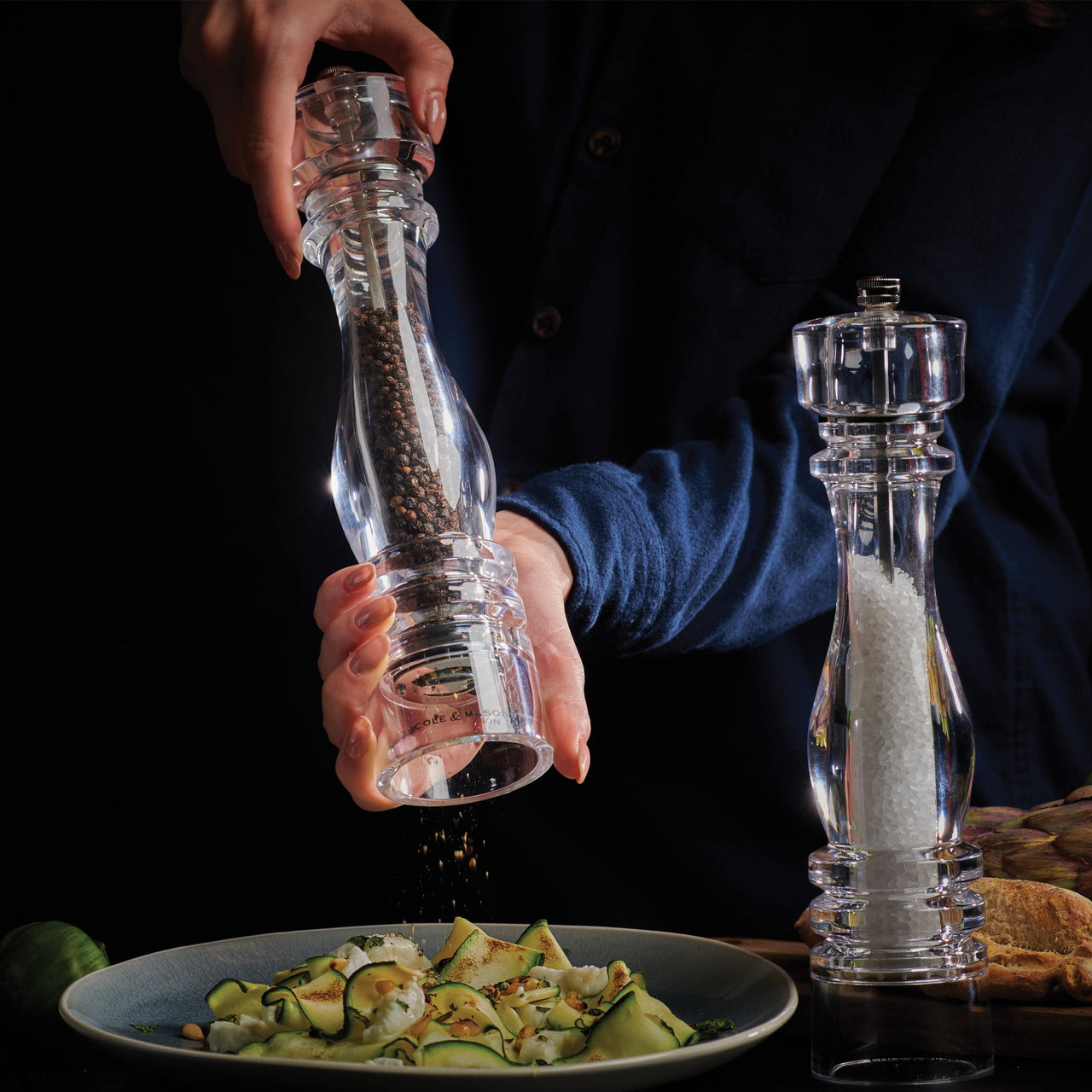 Cole & Mason London Acrylic Salt & Pepper Mills