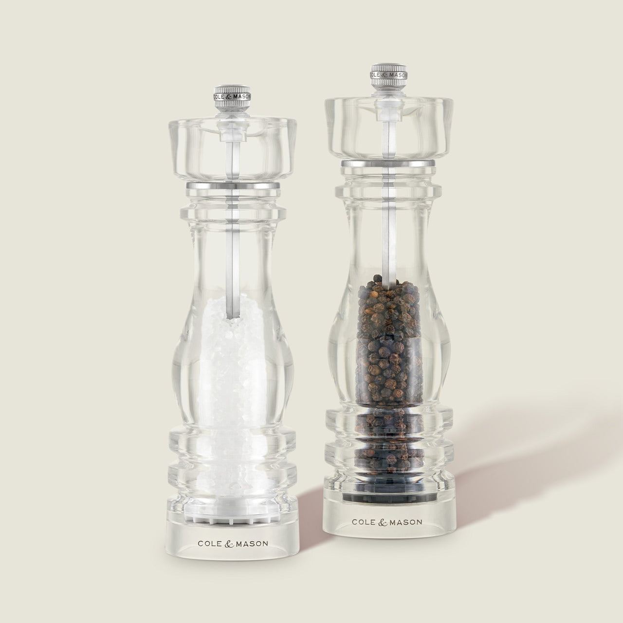 Cole & Mason London Acrylic Salt & Pepper Mills
