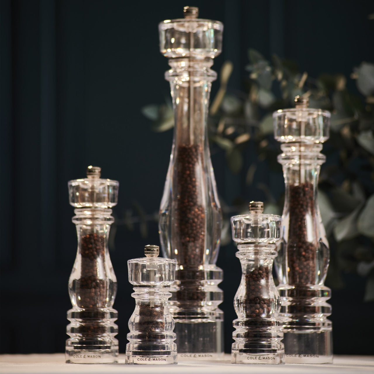Cole & Mason London Acrylic Salt & Pepper Mills