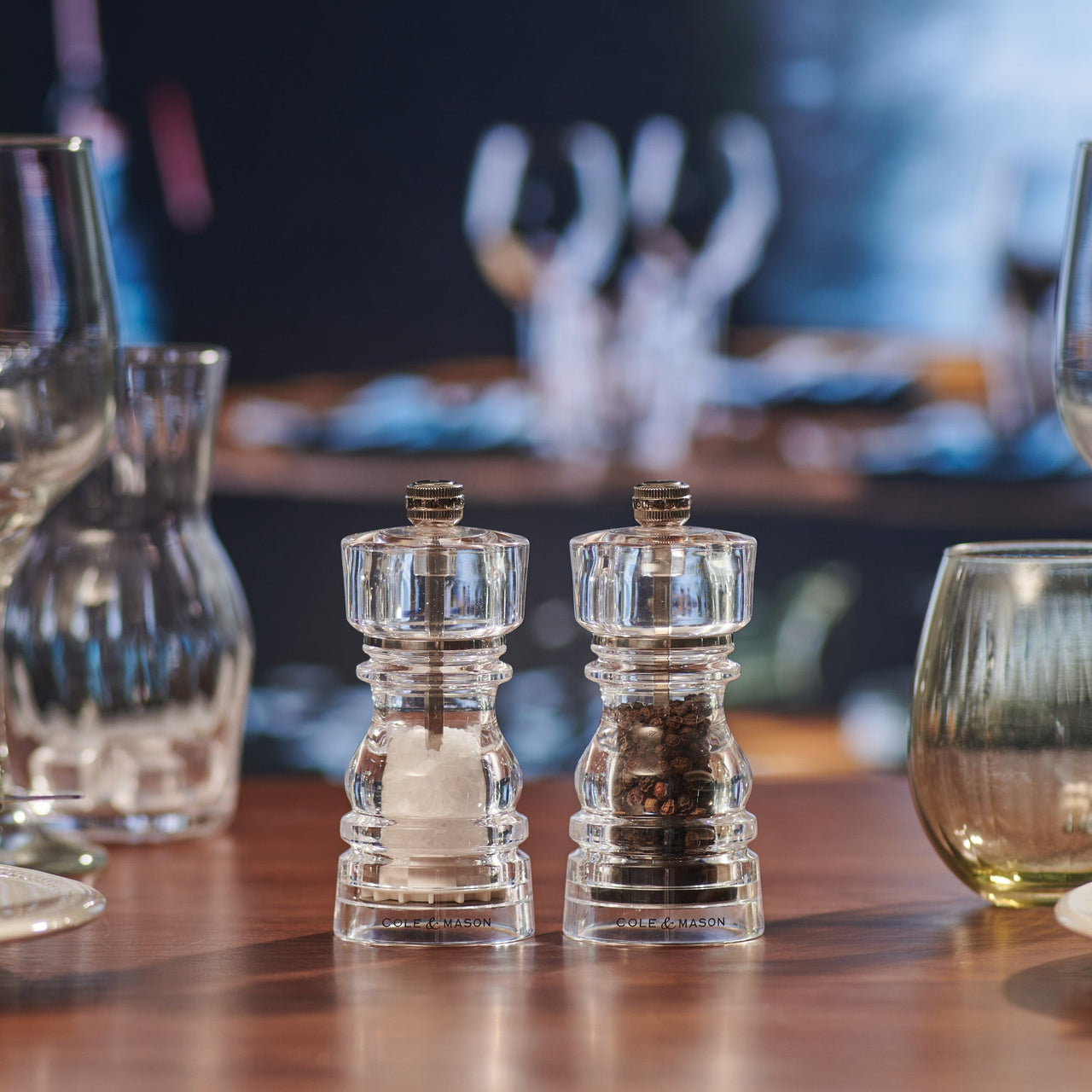 Cole & Mason London Acrylic Salt & Pepper Mills