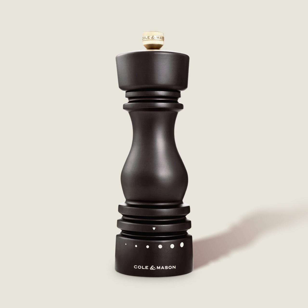 Cole & Mason London Chocolate Wood Grind Select Salt & Pepper Mills