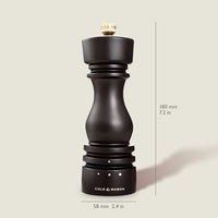 Cole & Mason London Chocolate Wood Grind Select Salt & Pepper Mills