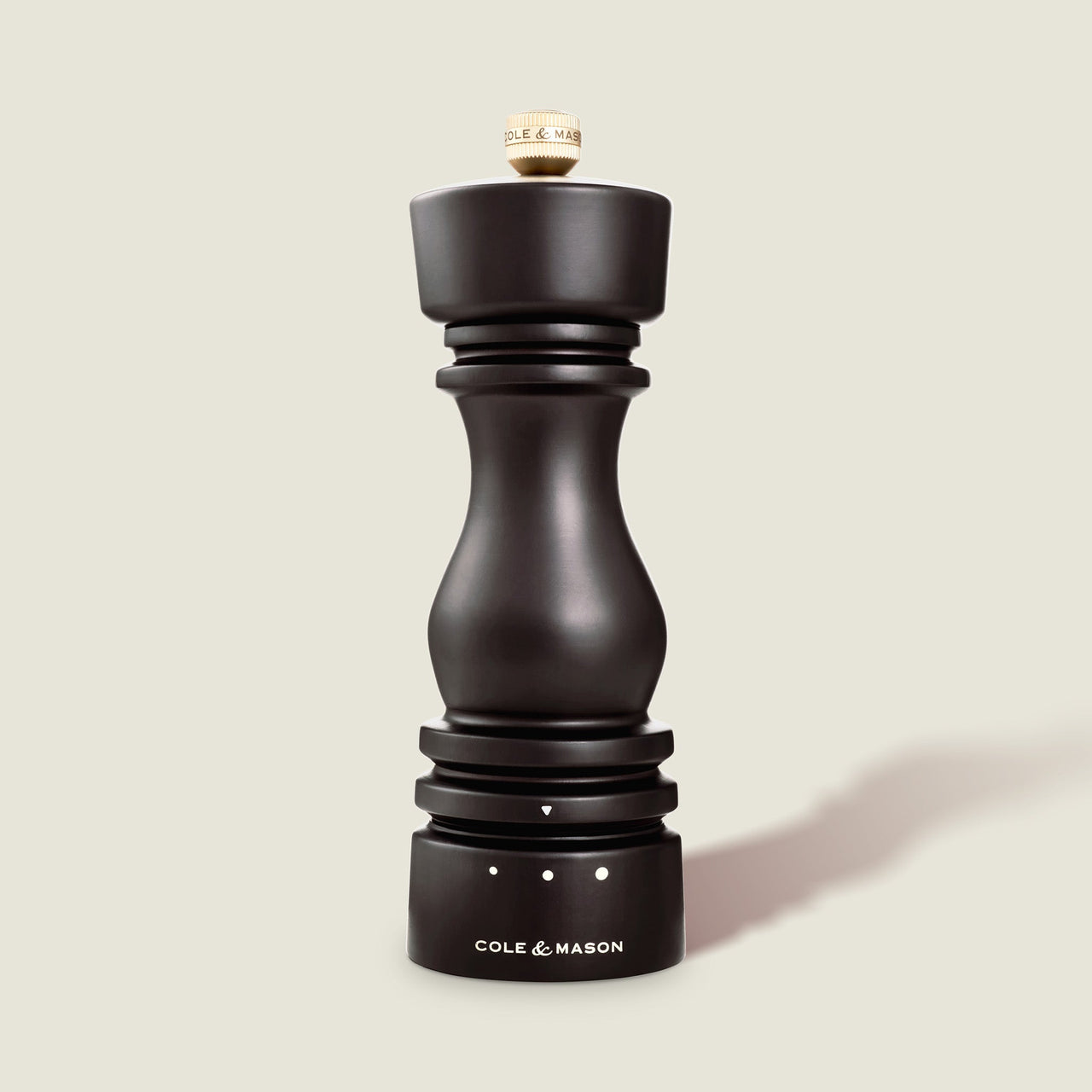 Cole & Mason London Chocolate Wood Grind Select Salt & Pepper Mills