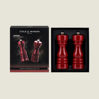 Cole & Mason London Red Gloss Salt & Pepper Mills 7