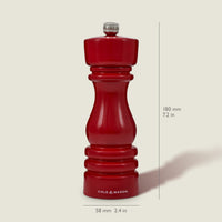 Cole & Mason London Red Gloss Salt & Pepper Mills 7