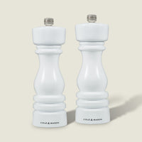 Cole & Mason London White Gloss Salt & Pepper Mills 7