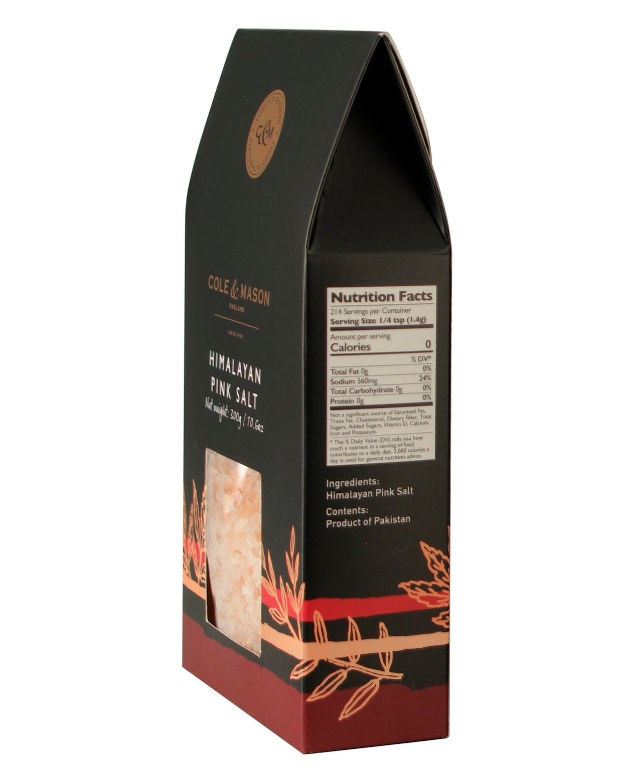 Cole & Mason Himalayan Pink Salt Box Refill 10.6oz