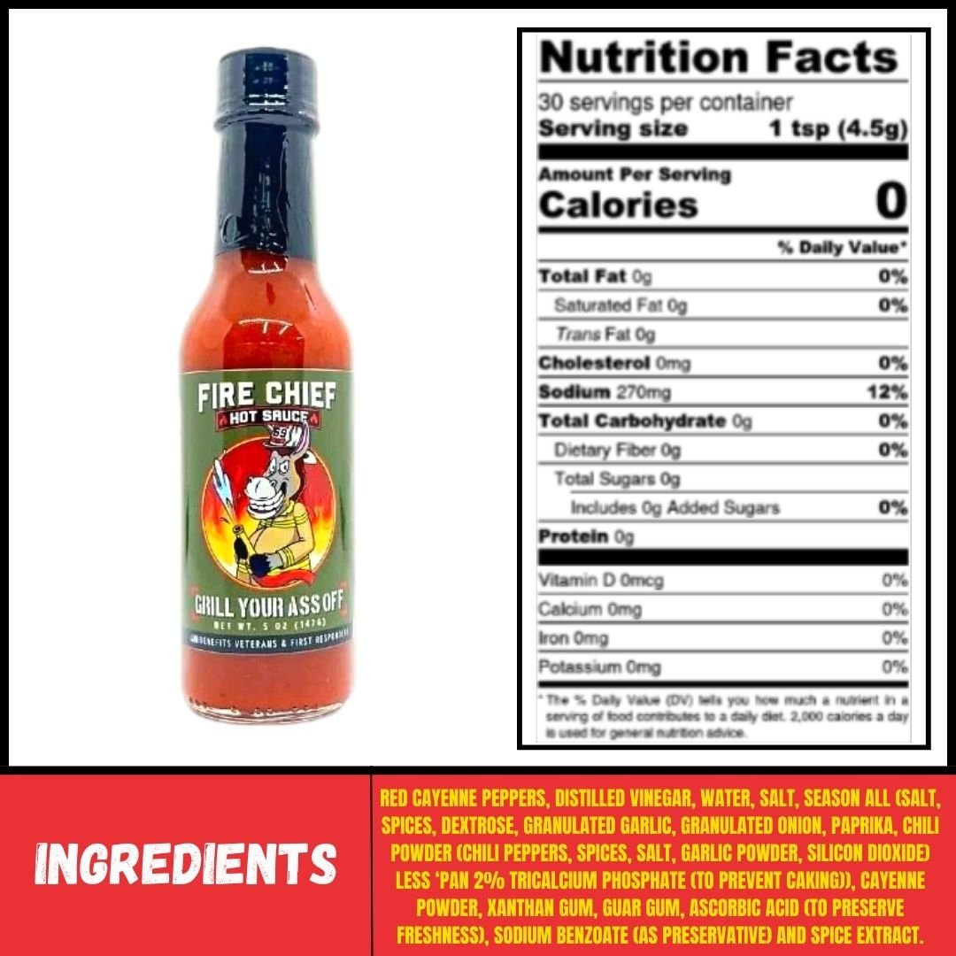 Fire Chief Hot Sauce - The Pepper Pantry (Formerly Marie Sharp's)