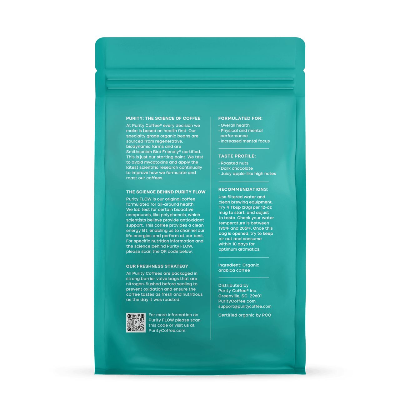 FLOW: Original Medium Roast Whole Bean Coffee - The Pepper Pantry (Formerly Marie Sharp's)