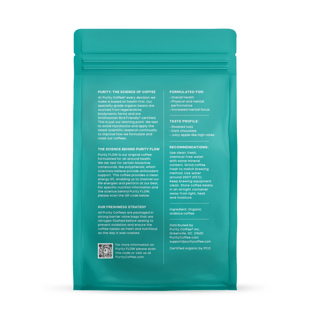 FLOW: Original Medium Roast Whole Bean Coffee - The Pepper Pantry (Formerly Marie Sharp's)