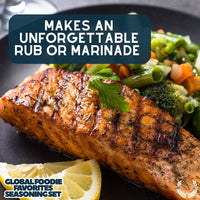 Global Foodie Favorites | World-Spanning 6 Pack Collection | Authentic Gourmet Seasonings and Spice Blends