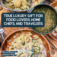 Global Foodie Favorites | World-Spanning 6 Pack Collection | Authentic Gourmet Seasonings and Spice Blends