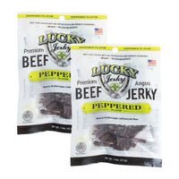Black Pepper Beef Jerky | 1.5 oz. Bag | Pack of 3 | Premium Beef Jerky | Made in Holdrege, NE | Nebraska Star Beef