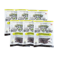 Black Pepper Beef Jerky | 3 oz. Bag | Pack of 6 | Big, Bold Flavor | Premium Jerky | Made in Holdrege, NE | Nebraska Star Beef