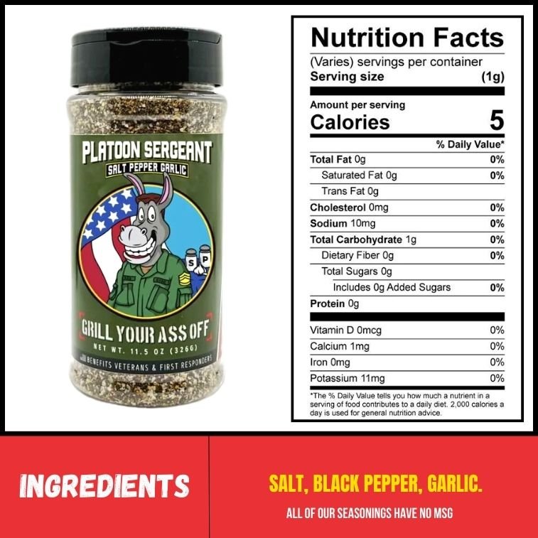 Platoon Sergeant Seasoning - The Pepper Pantry (Formerly Marie Sharp's)