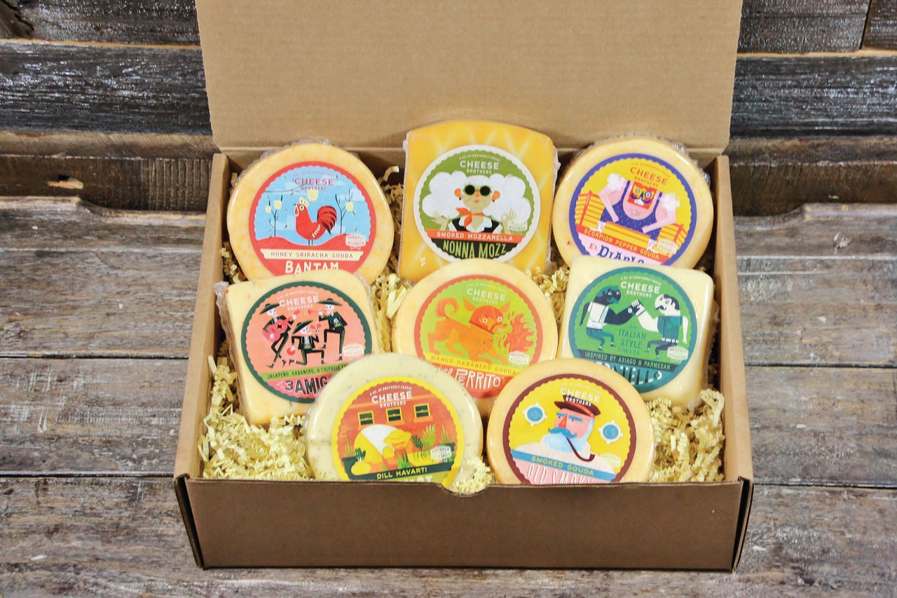 The Brotherhood Cheese Assortment Pack (8 Cheeses) - The Pepper Pantry (Formerly Marie Sharp's)