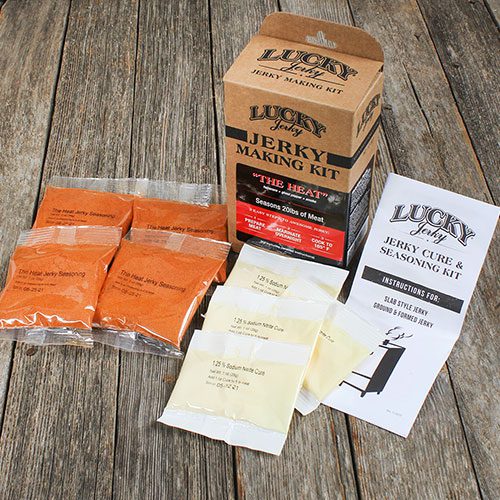 Jerky Making Kit | Pack of 3 | 12 oz. Box | The Heat Flavored | Habanero, Ghost Pepper, & Smoke Flavor | Perfect Kit To Make Spicy Beef Jerky | Seasons 20 lb. Of Meat | 3 Easy Steps | Detailed Instructions Included