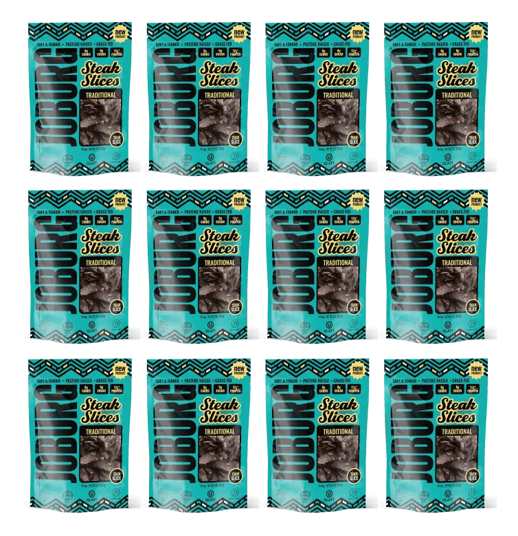 Traditional Beef Biltong Steak Slices - 12 Pack - The Pepper Pantry (Formerly Marie Sharp's)