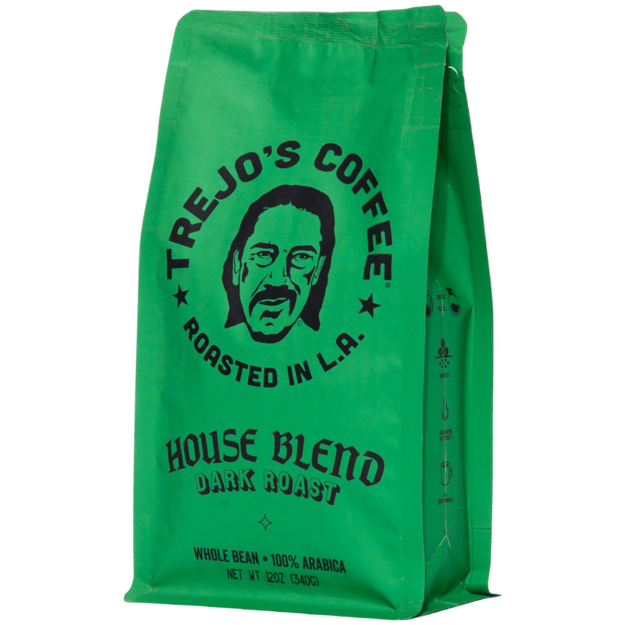 Trejo's House Blend Whole Bean Coffee - Dark Roast - The Pepper Pantry (Formerly Marie Sharp's)
