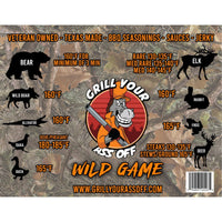 Wild Game Meat Temperature Magnet - The Pepper Pantry (Formerly Marie Sharp's)