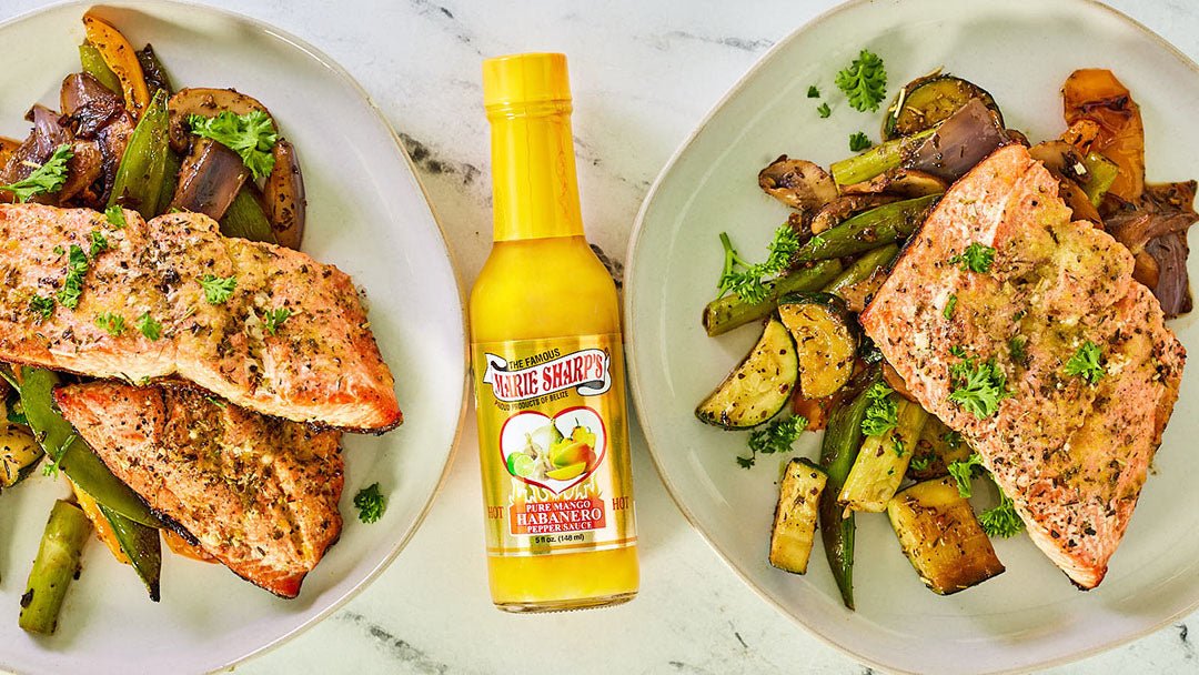 Baked Salmon with Marie Sharp’s Mango Habanero Pepper Sauce - The Pepper Pantry (Formerly Marie Sharp's)